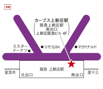 カーブス上新庄駅