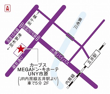 カーブスMEGAドン・キホーテUNY市原