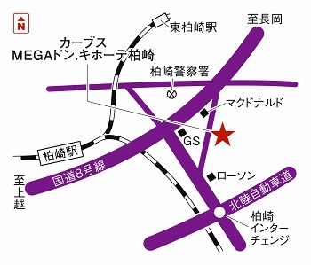 カーブスＭＥＧＡドン．キホーテ柏崎