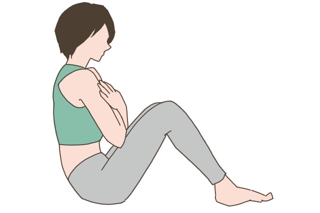 シットアップの姿勢・行い方