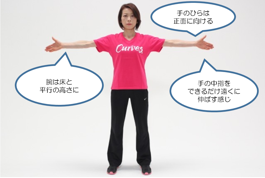 胸・肩・腕のストレッチ
